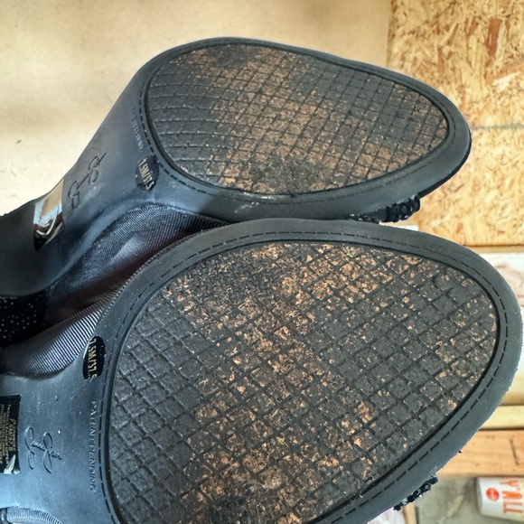 Jessica Simpson Black Mesh Heels - Picture 3 of 3